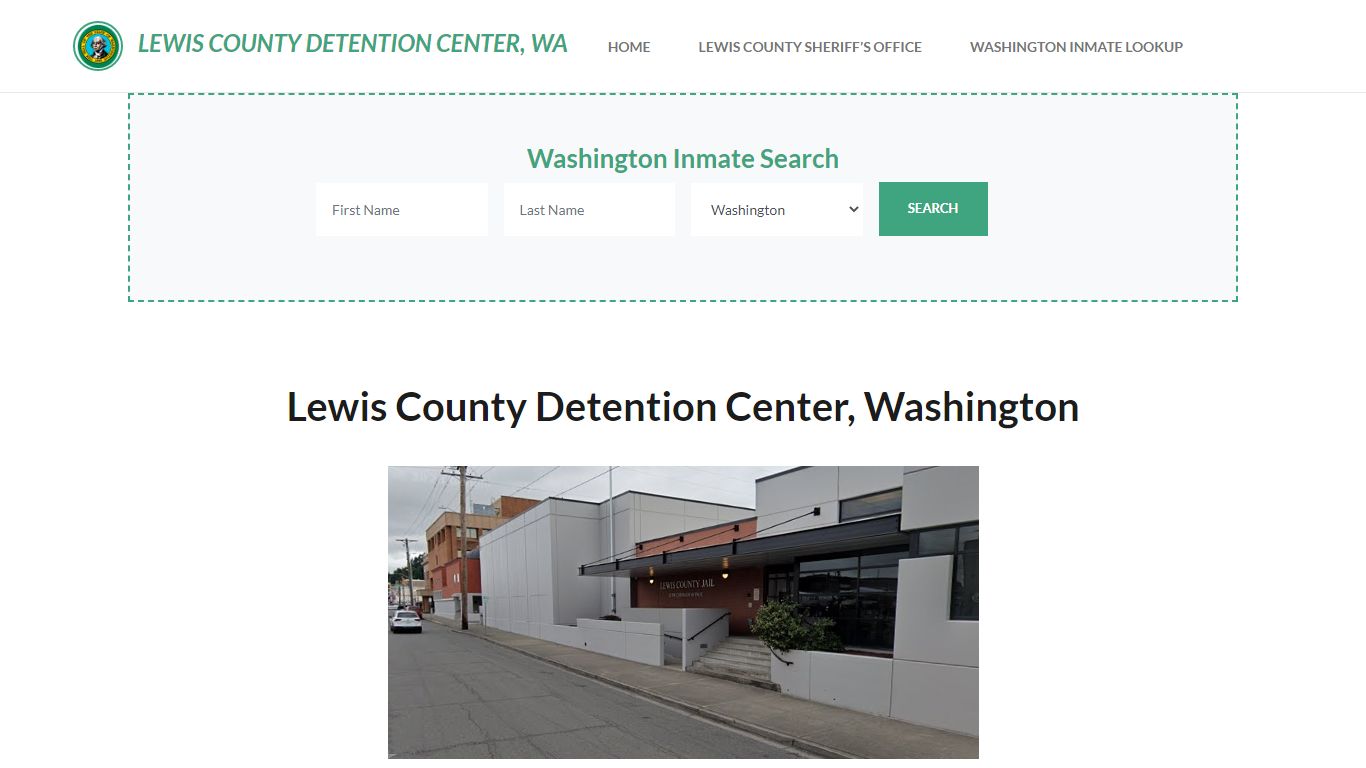 Lewis County Detention Center, WA Inmate Roster, Offender Search